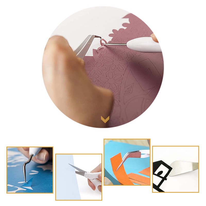 DIY Craft Tools Easy Operation Crafting Tools with Silicone Storage