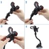 TECOTEC 9" Flexible Gooseneck Arm Car Phone Holder, Suction Cup