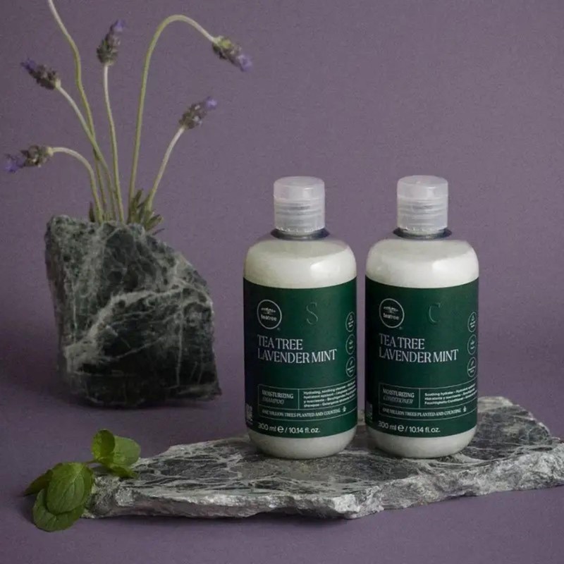 Tea Tree Lavender Mint Moisturizing Shampoo, Hydrates + Soothes, For