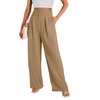 KICZOY Summer Women High Waist Wide Leg Dress Pants Pleated