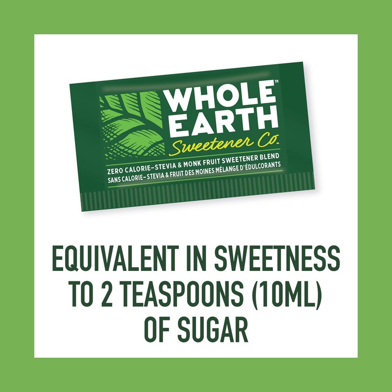 Whole Earth Sweetener Company Stevia & Monk Fruit Sweetener, Erythritol