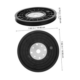 Abaodam Exercise Bike Belt Drive Disc Durable Multifunctional Accessory for Recumbent Bikes Smooth Transmission for Enhanced Indoor Cycling Workouts Compatible with Various Indoor