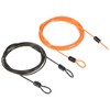 PATIKIL Security Steel Cable 2.5mm x 2m/6.56ft Coated Luggage Lock