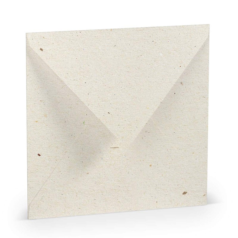 PAPERADO 25 square envelopes Terra Vanilla Cream Beige 100 g/m²