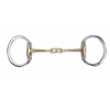 Shires Brass Alloy Flat Ring Lozenge Eggbutt 5"