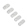 20pcs Hearing Aid Lanyard Clip ABS Portable Transparent Clip Accessory