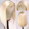 613 Blonde Bob Lace Front Wigs Human Hair T Part