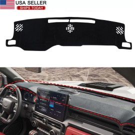 Unbranded For Toyota Tacoma 2024-2025 Car Dashmat Dash Cover Dashboard Mat Carpet Black US