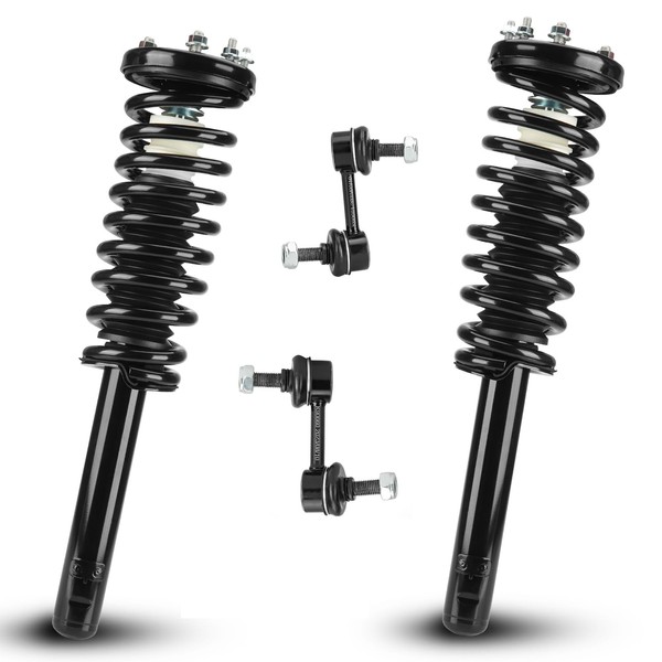 Front Struts Shock Absorber Sway Bar Links Kit Fit for