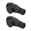 2PCS 13 Pin Euro Plug Waterproof Plastic Copper Injection Molded