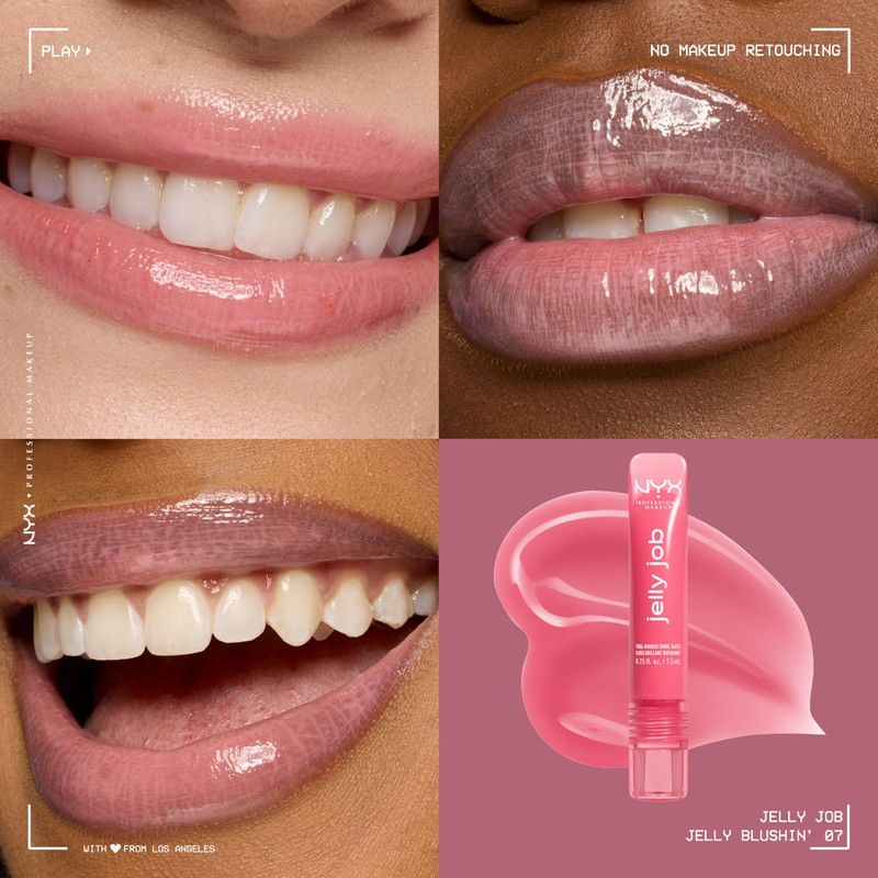 NYX PROFESSIONAL MAKEUP Jelly Job Lip Gloss, Lip Tint Gloss