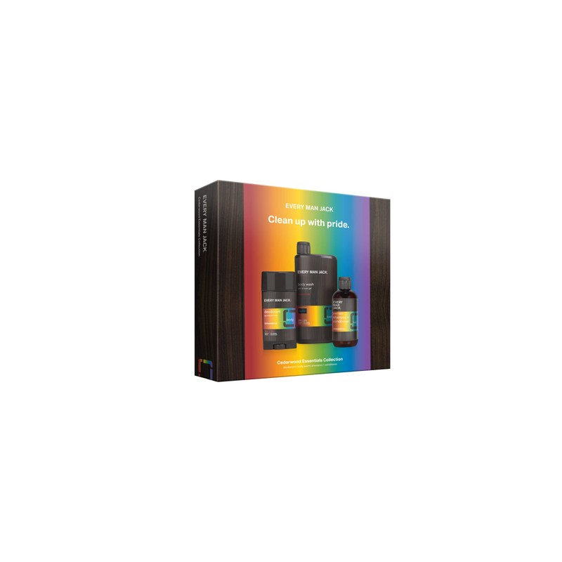 Every Man Jack Pride Essentials Box - Includes Three Grooming
