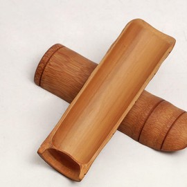 1PC Bamboo Cha He Chinese Tea Scoop Loose Tea Leaf Presentation Tea Tray Shovel Chinese Tea Ceremony Vessel Accessories for Tea Room Home Office Use