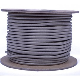 Tan 1/8" Shock Cord - BORED PARACORD Marine Grade Shock/Bungee/Stretch Cord 1/8 inch x 100 feet Several Colors - Made in USA