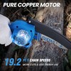 Mini Chainsaw 6 inch Cordless - Electric Battery Powered Chainsaw