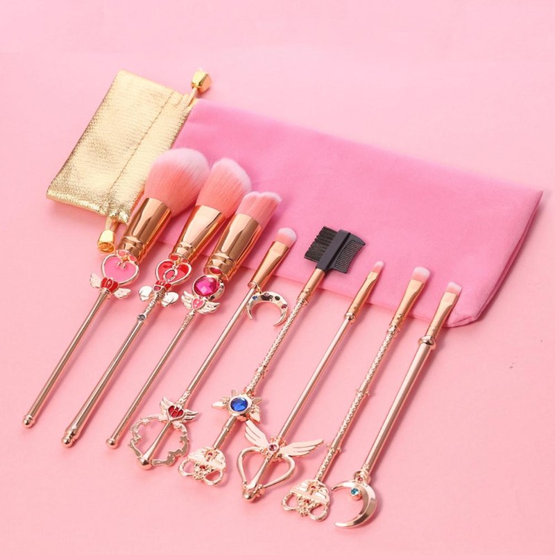 Makeup Brush Set Anime Cosmetic Make Up Brush Tool Kit