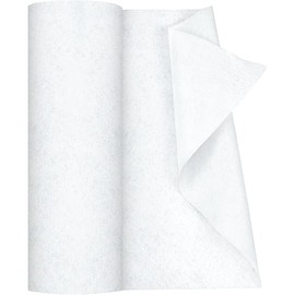 PLANTIONAL Iron-On Fusible Fleece Interfacing: 16.5 Inches x 10 Yards Medium Weight Single-Sided Loft Iron On Fusible Fleece White for Sewing Crafting and Home Decor