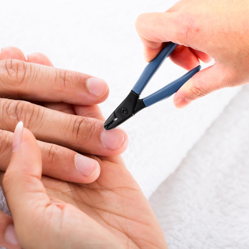 Realand Zehennagelknipser für dicke Nägel, schräge und gebogene Klinge, Fußnagelknipser,