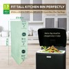 ANECO 100% Compostable Food Waste Bags 13 Gallon, 35 Count,