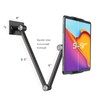 BEWISER Adjustable Tablet Wall Mount Holder, Swivel 360 Rotating, Compatible