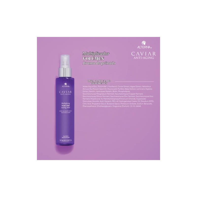 CAVIAR Anti-Aging Multiplying Volume Styling Mist, 5-Ounce