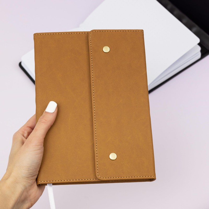 AMERICAN CRAFTS Point Planner SNAP Brown, Dot Grid-120 Sheets