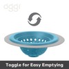 OGGI Silicone & Metal Sink Stopper- Great Kitchen Sink Stopper,