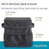 High Road Car Storage Organizer with Lid, Multipurpose Back or