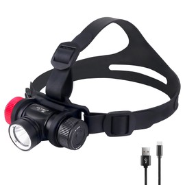 ARCHON DH10 Diving Headlamp Underwater Hand-Free Lighting Dive Light, 1200 Lumens Submarine Rechargeable Headlight with Wider Headband and Top Headband