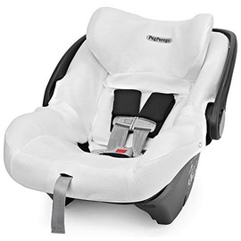 Peg Perego Primo Viaggio 4-35 Infant Car Seat Clima Cover - Accessory - White-Compatible with Any Primo Viaggio Infant car seat