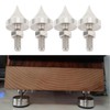 4 Set Speaker Spikes, Speaker Stand Spikes with Adjustable Height,