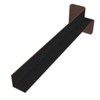 90 Degree Internal Fasica Corner Black Ash Woodgrain