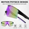 DUDUKING Sunglasses, Self-tinting Polarised Cycling Glasses, Men and Women, Sports
