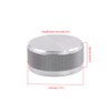 ROZILO 2Pcs Aluminum Potentiometer Control Knob Volume Audio for 6mm