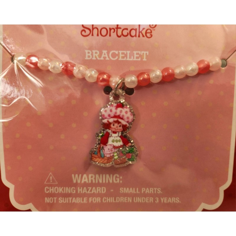 WildBrain NWT STRAWBERRY SHORTCAKE BEADED STRETCH BRACELET