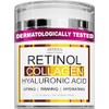 Retinol Cream for Face with Collagen & Hyaluronic Acid, Non-Greasy