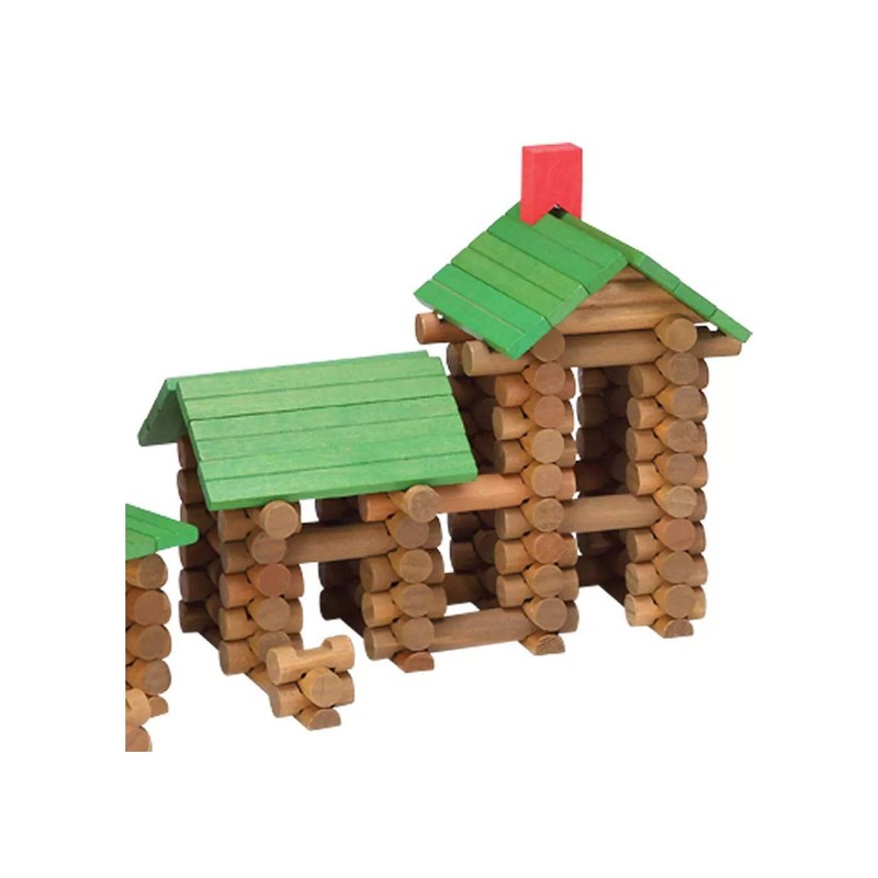 Tumble Tree Timbers Wood Building Set – 450 Pieces. Build