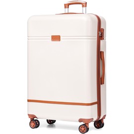 Krute Large Luggage 28 inch Suitcase with TSA Lock PC+ABS Hard Shell Checked Luggages with Spinner Wheels Hard Side Suitcases