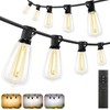 Brightever 200FT Outdoor String Lights with Remote, 2700K/4000K/5000K Selectable LED