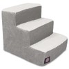 Majestic Pet Portable Pet Stairs, Soft Sherpa Steps Foam Feeling,