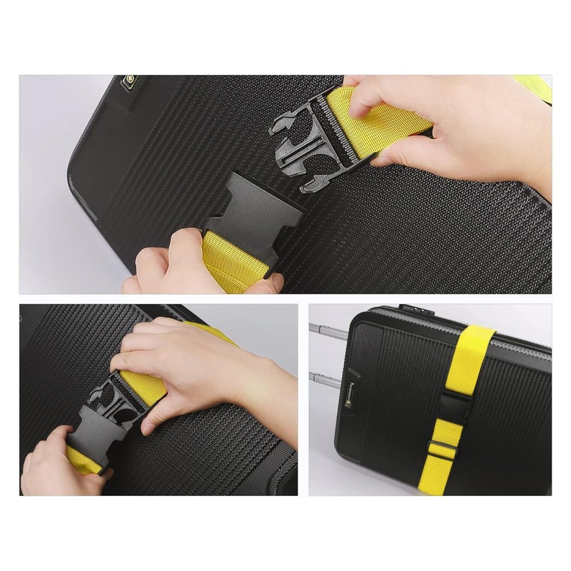 4Pcs Luggage Straps for Suitcase Travel Accessories Luggage Belt with