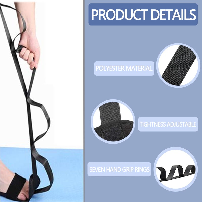 Leg Stretcher, Izzila Stretching Strap Flexibility and Physical Therapy, Stretch