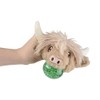 Rhode Island Novelty 3" Highland Cow Squeezy Bead Plush Ball