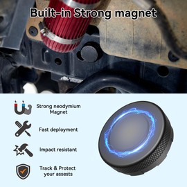 AirTag Waterproof AirTag Magnetic Holder for Cases£¬Strong Neodymium N52 Magnets£¬Anti-lost Hidden Magnetic Air Tag Mount£¬Easy to Install on Cars, Motorcycles, Vehicles, Metal Surfaces etc (1 Pack)