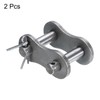 sourcing map 2Pcs #100H/ DIN/ISO 20AH Chain Master Connector Link