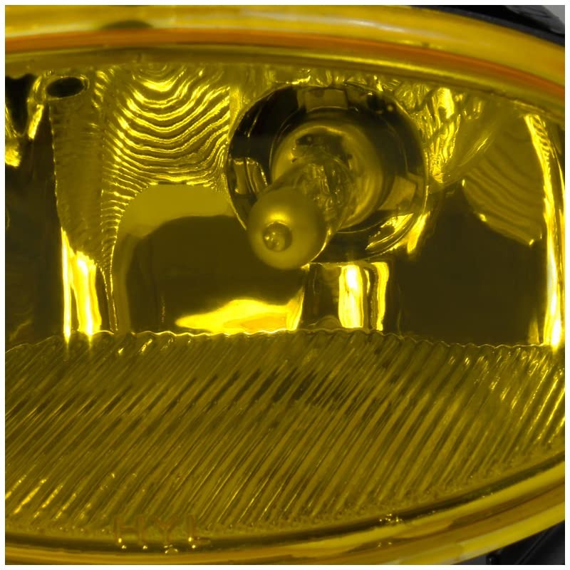 Spec-D Tuning Yellow Lens Fog Lights + H11 Bulbs +