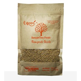 BanyanTree Foods Fenugreek Seeds (Methi Seeds) 150g~ All Natural, Indian Origin