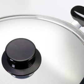 OPPAHA Universal Knob for Pot Lid 3 Pieces with 5mm Thread Brass and Bakelite Heat Resistant Compatible with Various Brands