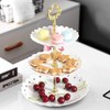Plastic Dessert Stand 3 Tier Cupcake Stand Candy Stand for