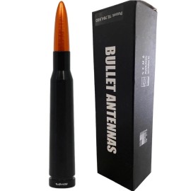 VMS Orange Tip Bullet Antenna Anti Theft for Silverado Sierra 2007 and Newer